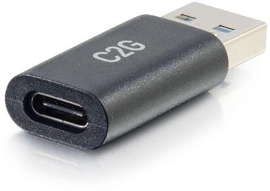 C2G 54427 5Gbps Female to USB-A Male SuperSpeed Adapter Converter, Black