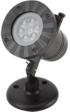 Topchances Projector Lights 12 Pattern Gobos Garden Lamp Lighting Waterproof Sparkling Landscape Projection Light for Christmas Halloween Holiday Home Decoration Wall Motion Decoration