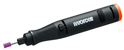 Worx MakerX Kit d'outils de gravure rotatifs sans fil 20 V avec moteur sans balais, outil électrique pour la découpe, la gravure, le Dremel et les travaux manuels – Batterie non incluse