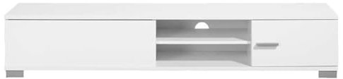 AltoBuy Paradise - Meuble TV 2 Portes 180cm Blanc