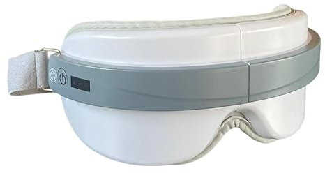 Masajeador de ojos con calor, masaje aliviar estres de los ojos,eléctrico recargable y plegable,con musica relajante,alivio de la tensión ocular de migraña