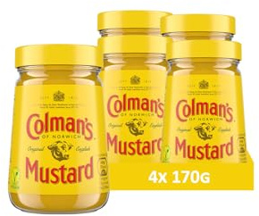 Colman's Original englischer Senf, English Mustard fein gemahlen (4 Stück (4 x 170g))