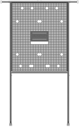 AC Infinity Gerätehalter für Growzelte – Wandtafel aus Stahl mit