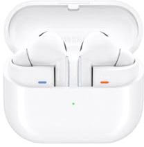 Samsung Galaxy Buds3 Pro Auricolari in-ear True Wireless, Cuffie ergonomiche con luce LED, Cancellazione attiva del rumore, Audio Hi-Fi, Batteria a lunga durata, IP57, White 2024 [Versione Italiana]