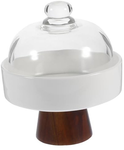 Ciieeo Footed Dessert Table Stand Cake Display Tray Fruit Serving Holder Elegant Ceramic Stand