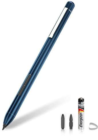 Stylus Stift HP, Pen für HP Envy x360, HP Spectre x360, HP Pavilion x360 und Andere Serien, Aktiver Digitaler Stift, 1024 Druckstufe, Austauschbare Spitzen, 2500 Stunden Akkulaufzeit