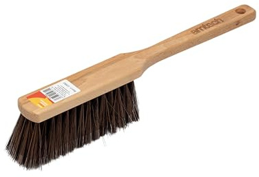 Amtech 360mm Wooden Hand Brush, Firm Bristles with Comfortable Grip, Ideal for Indoor and Outdoor Cleaning Tasks