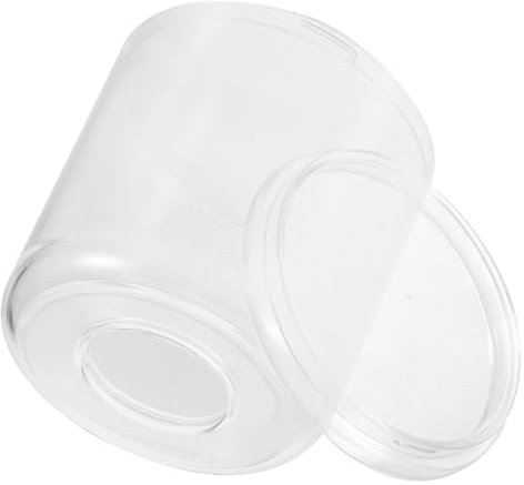 DRESSOOS Distributore Di Asciugamani Di Carta Per Bagno Porta Asciugamani Di Carta in Acrilico Dispenser Compatto Di Fazzoletti