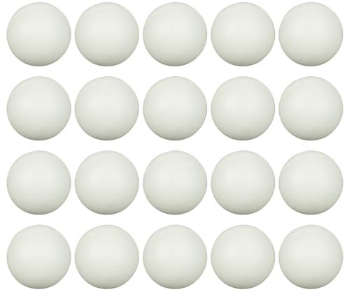 LIUZIKUN 20er-Pack Tischtenniskugeln, 40 mm, im Dunkeln Leuchtend, Ping Pong für Familienschule, Outdoor-Spiele, Anfänger, Erwachsene und Sportler