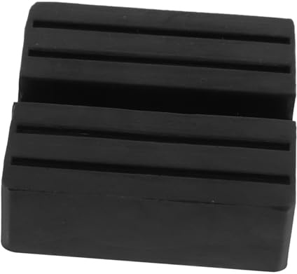 MOLUCKFU Almohadillas de Goma para Gato Soportes de Bloque Cuadrado Adaptador de Riel Antideslizante Protector de Soldaduras para Suelo de Rv Accesorios de Reparación de Automóviles
