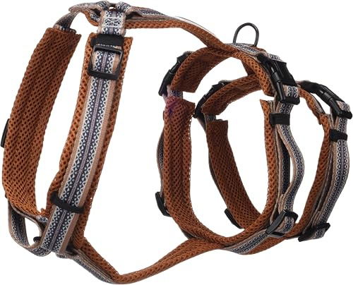 Flamingo Hund Sicherheitsgeschirr Ubud Schwarz M 46-74cm 52-74cm 47-69cm 20mm