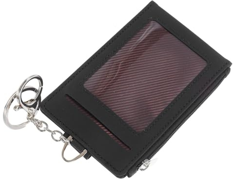Garneck Tarjetas Grande Autobús y Identificación de Permisos Diseño de Tarjetero Llavero PU con Capacidad Protección Elegante Uso Diario y Negocios