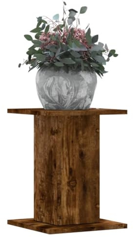 Generico Supporti per Piante 2 pz Rovere Fumo 30x30x40 cm in Truciolato,Prato e Giardino,Giardinaggio,Supporti per piante-3307850