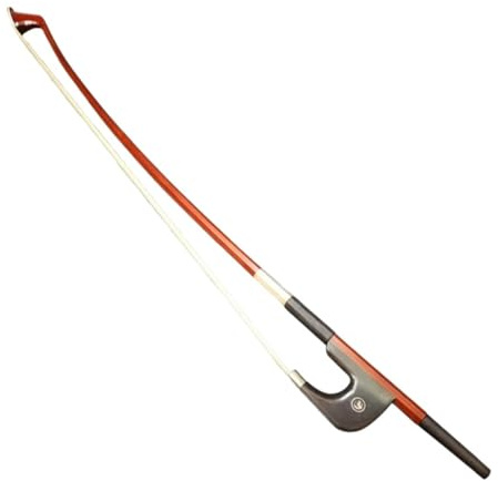 Professioneller Geigenbogen 1/4 Brasilianischer Bass Geigenbogen Aus Holz Ebenholz(1/2)