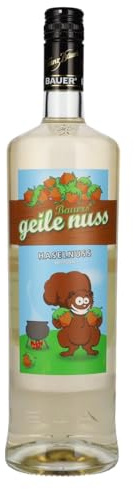 Bauer's geile nuss Haselnuss Spirituose Obstbrände (1 x 1 l)