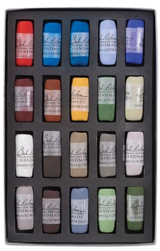 Jack Richeson 422934 Handgerollte weiche Pastellkreiden, Nocturne