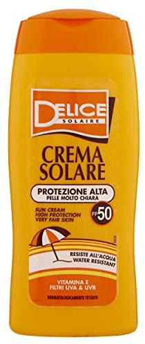 Delice Solaire Crema Solare Protezione Molto Alta - Confezione da 250 ml