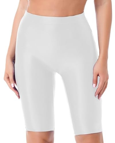 BODYWEAR LTD Flickor nylon skinande cykelshorts barn barn skola gym spel dans shorts