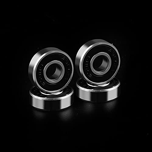 Roulement a Bille,10 PCS Roulement de Planche à Roulettes 608RS ABEC-9 Longboard Roller Double Blindé Roulements de Patin en Métal pour Scooters Skatesand Fidget Spinner Projet d'impression 3D