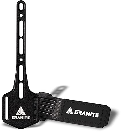 Granite Portaledge XE Riemenhalterung (Schwarz) | AL6061-Platte, neben dem Flaschenhalter, braucht 7x7cm unter der Aufnahme, 30mm Silikonband, 50g