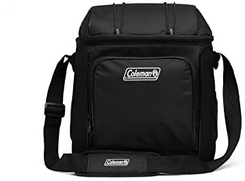 Coleman Chiller Insulated Soft Cooler, Leakproof 9/16/30 Can Cooler with 12+ Hour Ice Retention, Made with Recycled Materials, Great for Lunch, Camping, Beach, Pool, Sports, & More