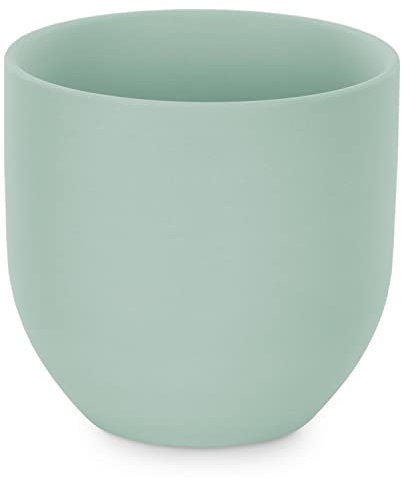 AmeliaHome Pot de Fleurs en céramique décoratif Vert Menthe poivrée