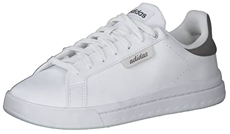 adidas Court Platform Suede, Women's Trainers, EU, Cloud White Cloud White Core Black, 6 UK