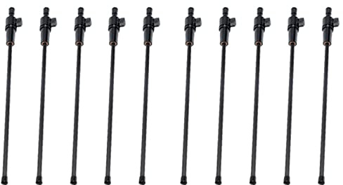 CRAKES 4 x 1 Pqt Stachel für Cello aus schwarzer Faser, 3/4 & 4/4