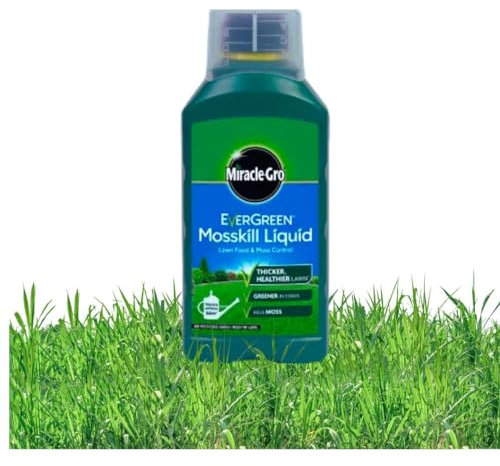 Miracle Gro EverGreen Mosskill Liquid Lawn Food – Mosskill Liquid Lawn Food - For a greener, richer lawn