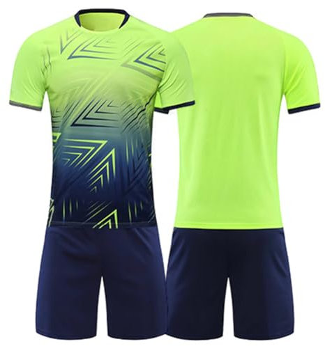 Inlefen Kinder Jungen Sportanzug Fußball-Basketball-Bekleidungsset Sommer Kurzärmelig Atmungsaktiv T-shirt+Shorts Trainingsanzug Fitness Running Jogging Sportanzug
