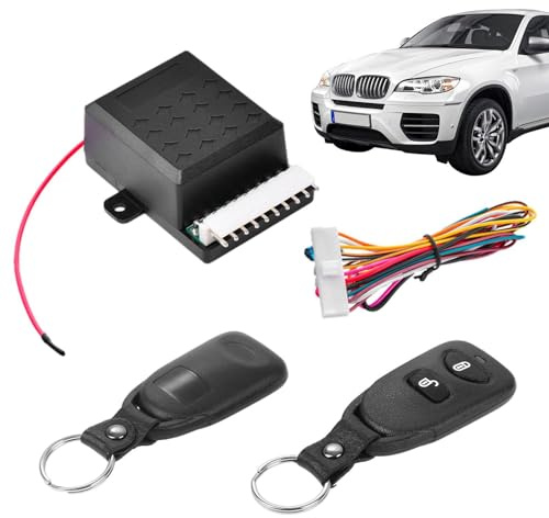 Cerradura de puerta de entrada sin llave para automóvil, kit de entrada sin llave para vehículos,Sistema de entrada sin llave de vehículo de bloqueo de puerta remota de 12 V - Sistema de entrada de