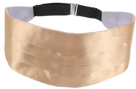 LIFKOME Anzug Kummerbund Für Herren Verstellbar Vorgebunden Satin Formell Hochzeit Smoking Veranstaltung Accessoire Taille