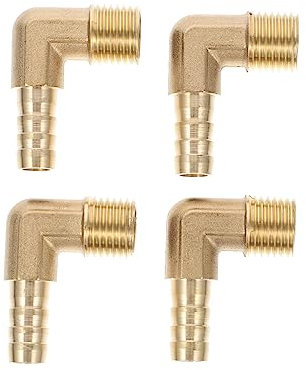 SHINEOFI 4pièces Raccords Air à Connexion Rapide Pouce Pour Tuyaux Air Résistants Corrosion Pour Accessoires De Plomberie