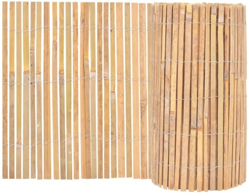 Canisse Brise Vue Bambou, Clôture de Jardin Bordure de Jardin 1000 x 50 cm