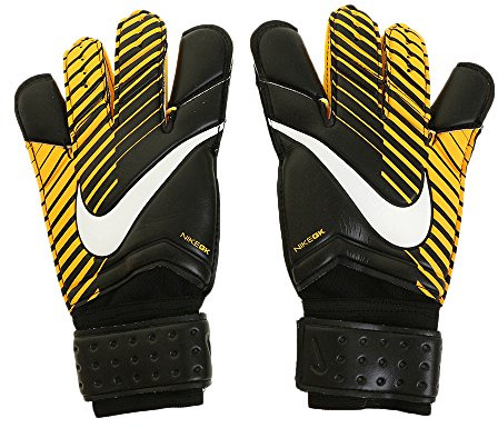 Nike GK Grip 3 Fußball-Torwarthandschuhe (Größe 7), Schwarz, Laser-Orange