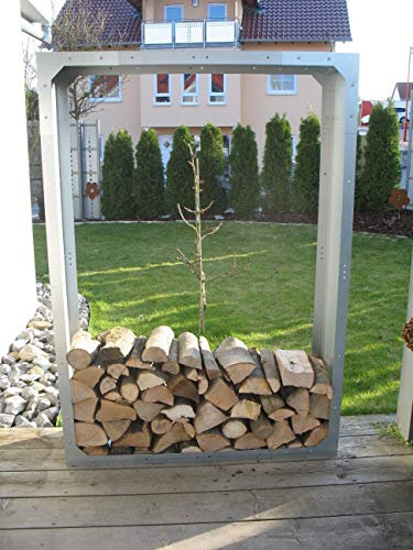 Kaminholzregal Metall feuerverzinkt