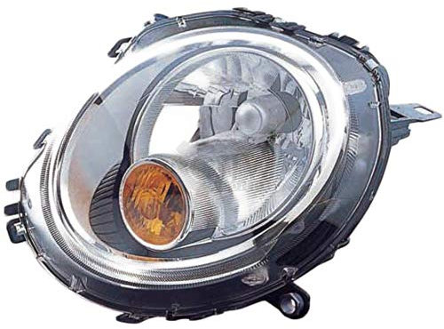 Halogen Scheinwerfer Hauptscheinwerfer Frontscheinwerfer links H4 chrom ohne Lampenträger für Model R56 R50 R53 R57 R55