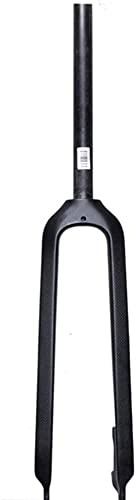 STRTG Fourche De Vélo VTT Ultralégère en Fibre De Carbone Fourche Rigide À Suspension pour Vélo, Fourche Rigide en Alu 1-1/8 Fourche À Suspension Universelle 26 27,5 29 A,29inch