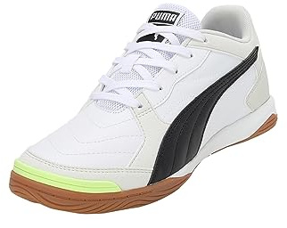 PUMA Pressing IV Sportschuhe, Unisex, für Erwachsene, Puma Weiß/PUMA/Schwarz/PUMA Silber, 42 EU