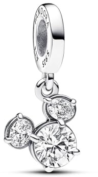 PANDORA Disney Micky Maus Funkelnder Kopf Silhouette Charm-Anhänger 793031C01 Anhänger