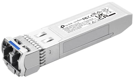 TP-Link Omada 25G Base-LR SFP28 LC Transceptor, transceptor SFP+/SFP28 LC monomodo, transmite Datos de hasta 10 km a 25.78 Gbps, Compatible con DDM y conectable en Caliente, bajo Consumo de energía