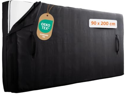 Dreamway Matratzenschutzhülle 90x200 cm - für Umzug | Wasserdichter Matratzensack - 8 verstärkte Griffe mit Reißverschluss - Transport und Lagerung - Oeko-Tex