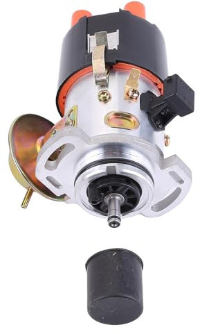 JAWSEU Zündverteiler Verteiler Unterbrecher für VW Golf IIJetta II Polo Classic Z Zündspule Zündverteiler Zündmodul Verteiler Kappe Kraftstoffverteiler Zündverteiler 030905205A 0237021043 0486702005