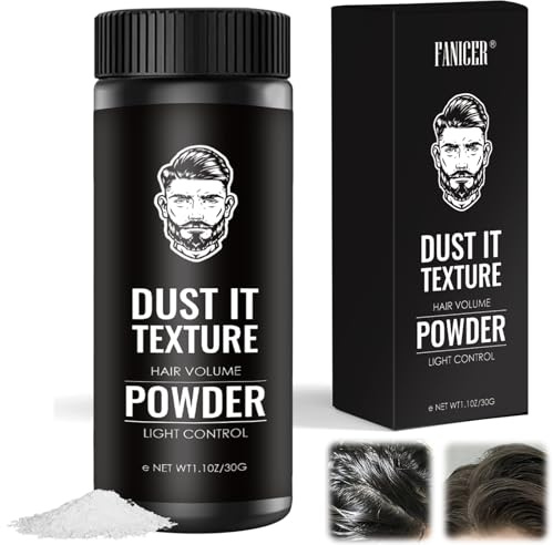 30g Poudre Coiffante, Poudre Texturisante Volume, Poudre Cheveux Homme et Femme, offre une tenue immédiate et un effet mat, redonne de la légèreté et de la plénitude sans résidu blanc