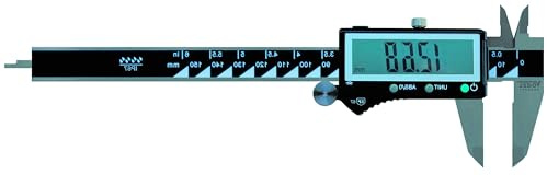 Calibre pie de rey digital preciso DIN 862, IP67, 0-150 mm, pantalla LCD, acero inoxidable. Diseñado para: mediciones de precisión en diversos materiales. #
