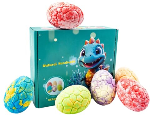 Pallina Di Sali Da Bagno | Detergente Per Il Corpo All'Di Dinosauro Per Il Bagno - 6 Pezzi Di Sali Da - Per Bambini E Ragazzi E Spa E Casa E Viaggio E E Hotel