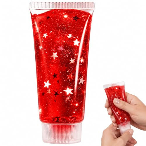 Toothpaste Squishy, Star - Shaped Design, Decorative Item, Ideal for Home, Office Desk, Decor Enthusiasts and Collectors, Red