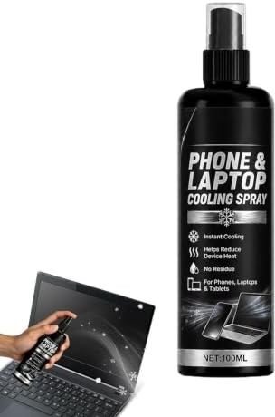 Kylspray Till Mobilfodral 100ml Universell Snabbkylande Säker Lösning | Solskyddsspray för mobiltelefonen För Kontor Datorer Tangentbord Skärmar Skrivbord Möbler Enheter