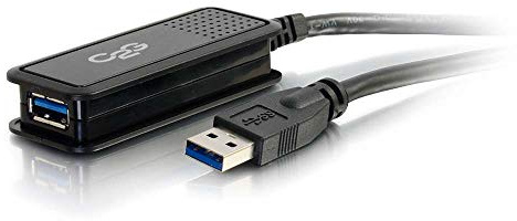 C2G 5M USB 3.0 USB-A Male to USB-A Female Active Extension Cable - 5Gbps Transfer Speed