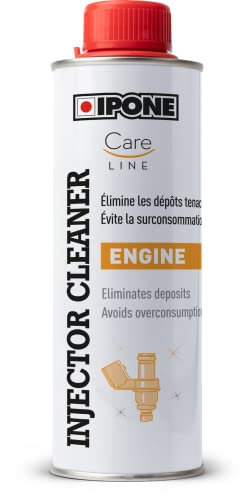 IPONE – Nettoyant Injecteurs Moto Injector Cleaner – Réduit les Emissions de Fumée – Rétablit les Performances Moteur d’Origine - Limite la Consommation d'Huile et de Carburant - 300 mL